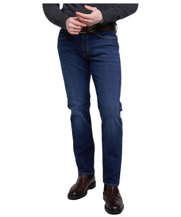 Men's Holland Cooper Classic Straight Fit Jeans - Dark Indigo