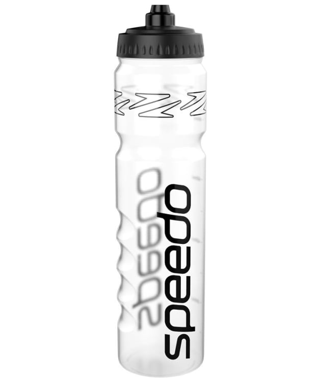 Speedo Water Bottle 1L - Clear / Black
