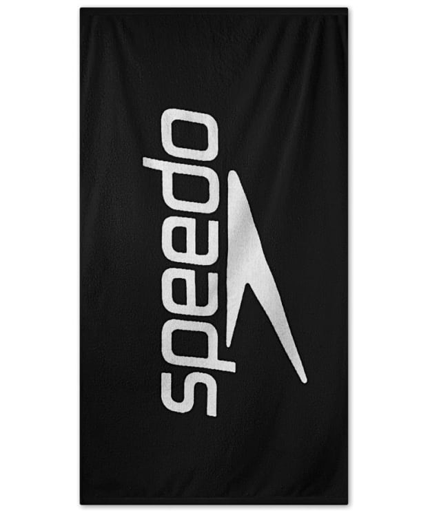 Speedo Logo Towel - Black / White