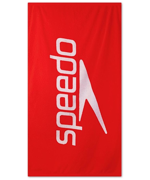 Speedo Logo Towel - Red / White