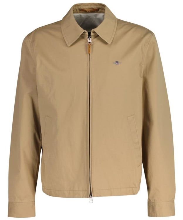 Men's GANT Cotton Windcheater Jacket - Dark Khaki