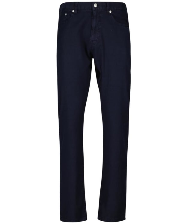 Men's GANT Regular Cotton Linen Jeans - Evening Blue