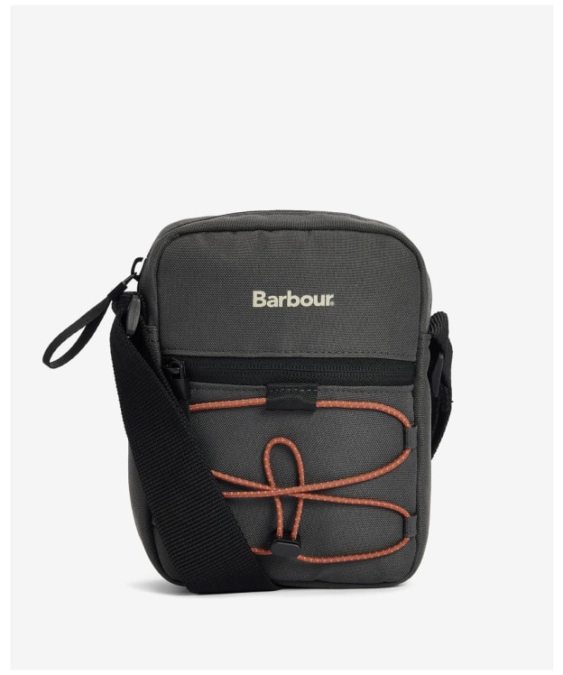 Barbour Arwin Canvas Crossbody - Charcoal / Ginger