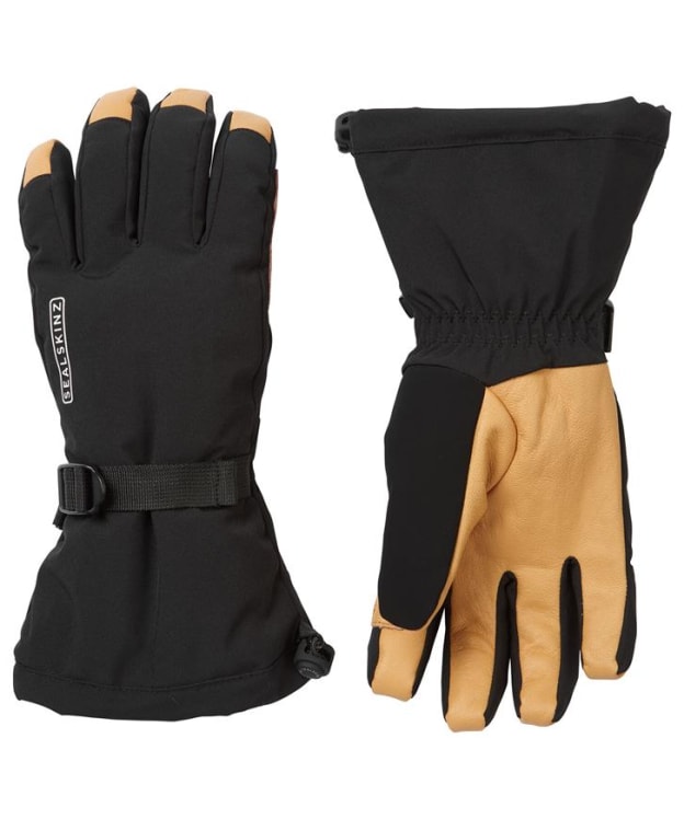 SealSkinz Fransham Waterproof Thermal Ski Gauntlet - Black