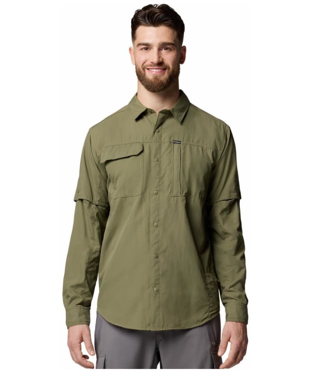 Men’s Columbia Skien Valley™ Long Sleeve Shirt - Stone Green