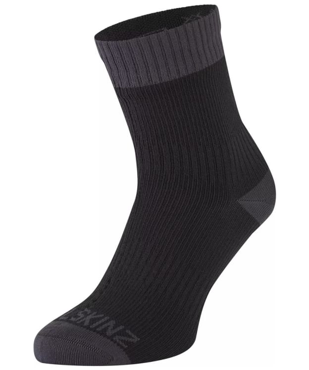 SealSkinz Wretham Waterproof Warm Weather Ankle Length Sock - Black