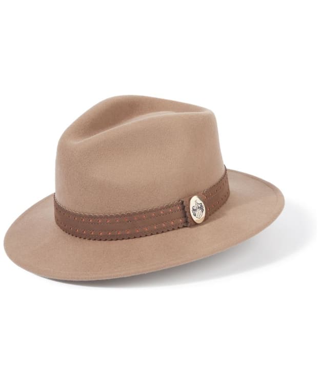 Women's Hicks & Brown x Fairfax & Favor Waveney Fedora - Camel