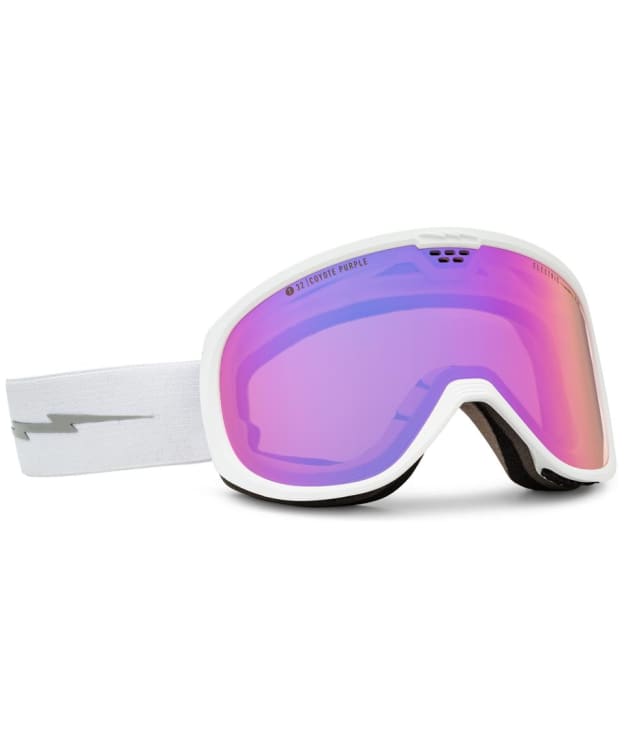Electric Pike Snow Goggles - Matte White - Coyote Purple