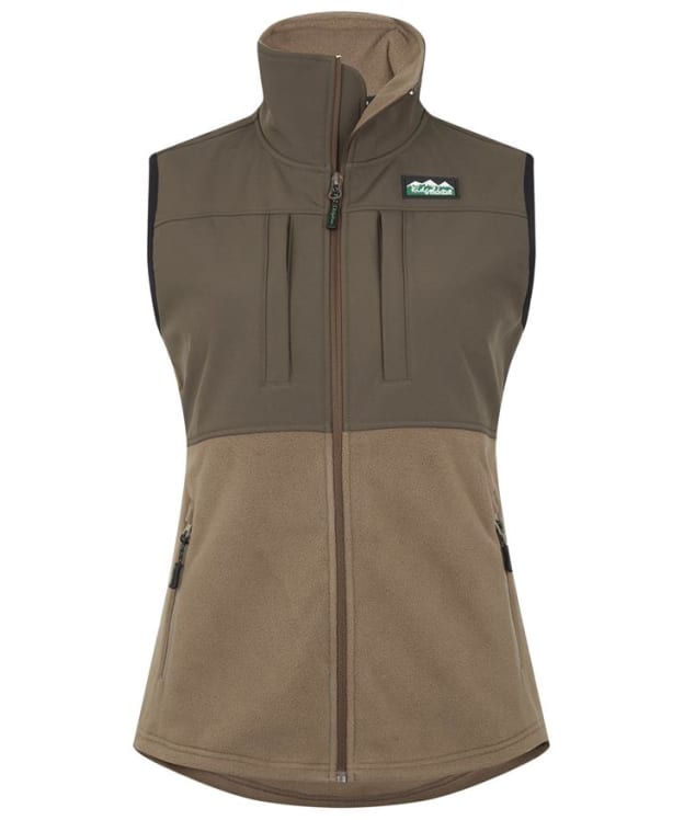 Women's Ridgeline Hybrid Vest - Bark / Light Bark