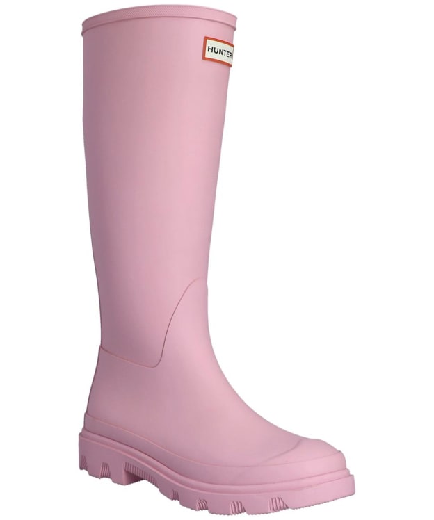 Women's Hunter Downpour Tall Wellington Boots - Pink Nectar