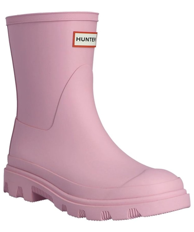Women's Hunter Downpour Short Wellington Boots - Pink Nectar