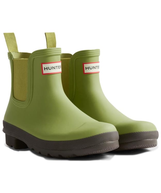 Women’s Hunter Original Chelsea Boots - Olive / Chocolate