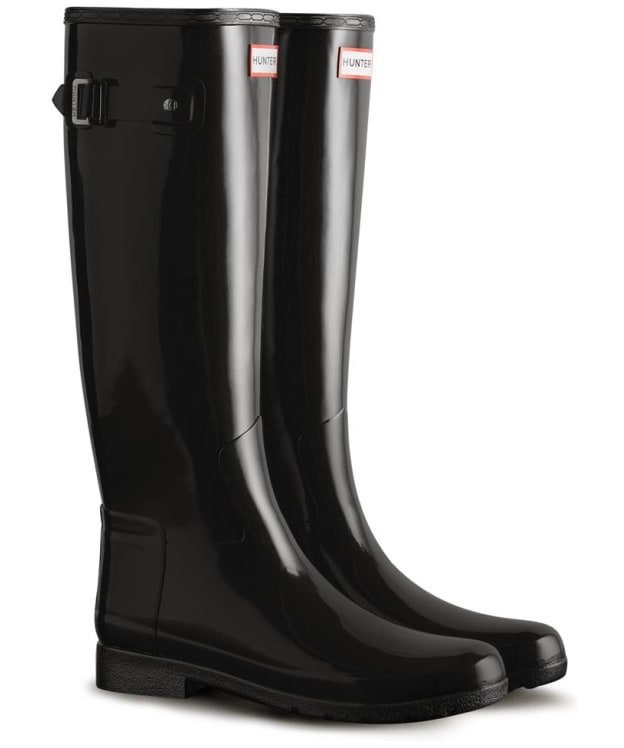 Women’s Hunter Original Refined Slim Fit Tall Gloss Wellington Boots - Black