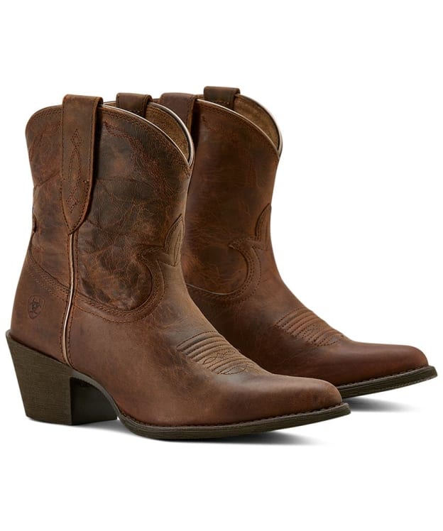 Women's Ariat Maggie Western Boots - Sassy Brown