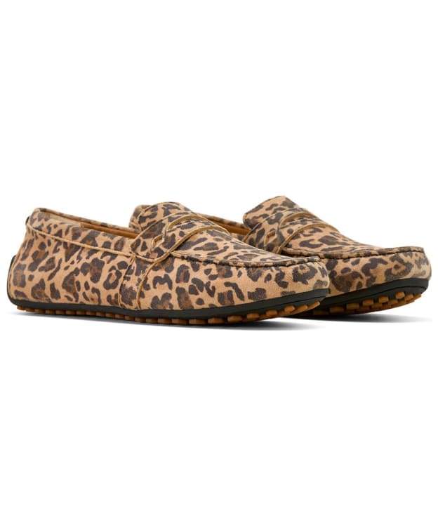 Women’s Ariat Selene Driving Print Moccasins - Cheetah
