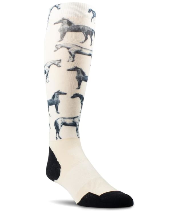 Women's AriatTEK Slim Printed Socks - Summer Sand Horse