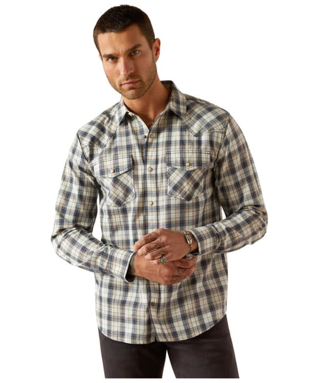 Men’s Ariat Hampton Retro Fit Western Shirt - Navy