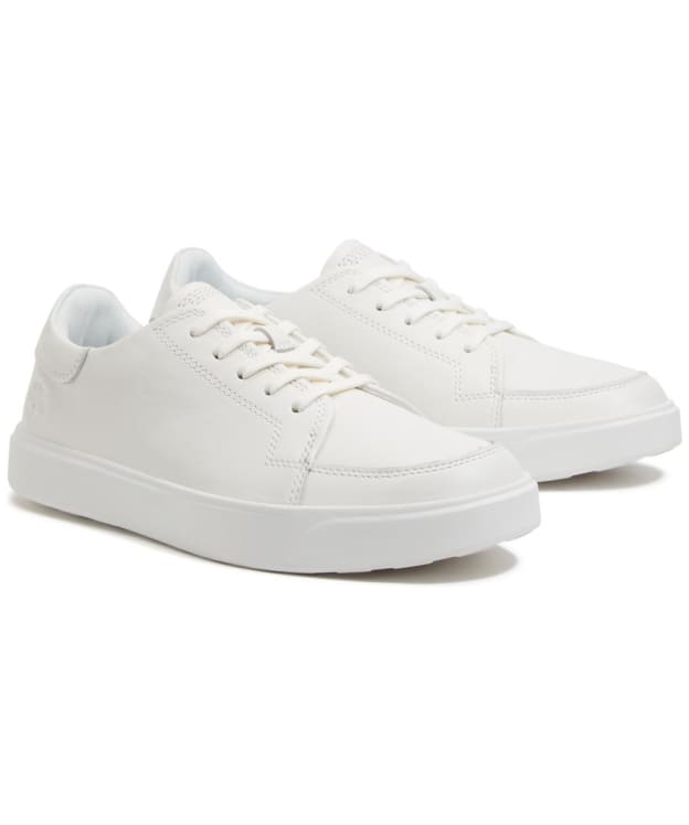 Men's Timberland Emerson Street Low Lace Up Sneaker - White Full-Grain