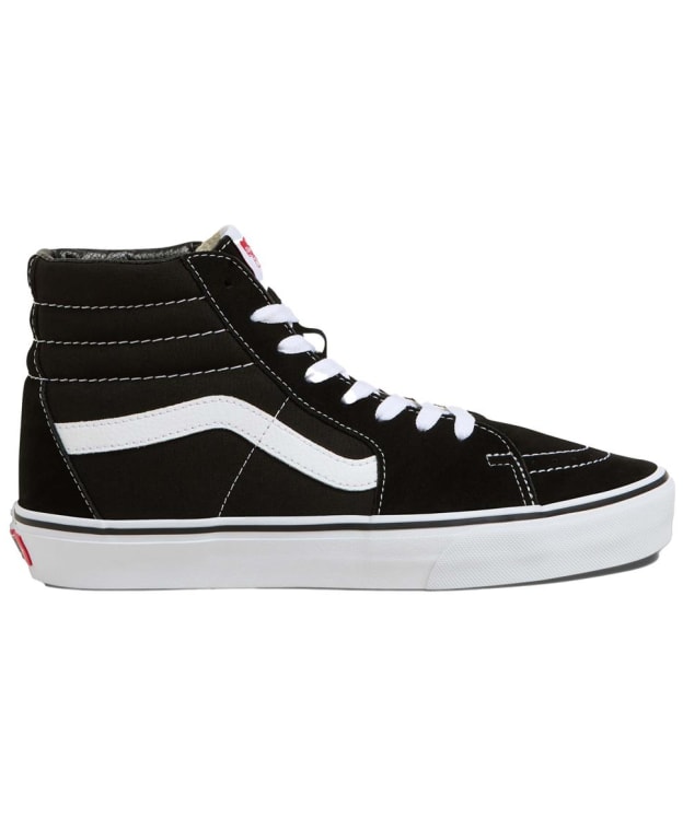 Men's Vans Sk8-Hi Trainers - Black / Black / White