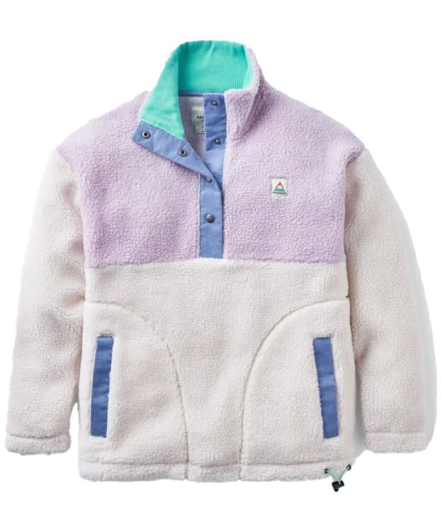 Women's Passenger Clothing Create Recycled Deep-Pile Sherpa Fleece - Lilac Mist / Vintage White