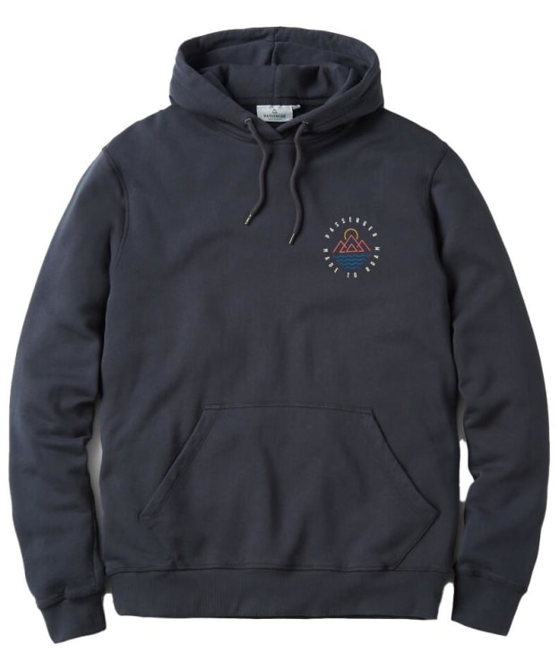 Men’s Passenger Clothing Escapism Recycled Cotton Hoodie - Black