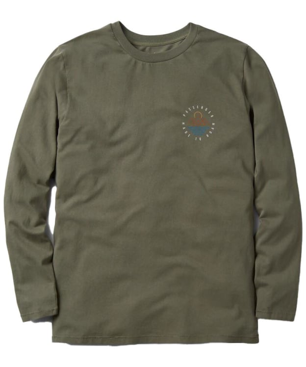Men’s Passenger Clothing Escapism Recycled Long Sleeve T-Shirt - Dusty Olive