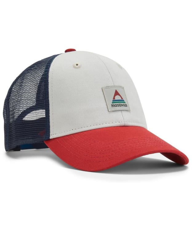 Passenger Clothing Heritage Mesh Snapback Cap - Navy / Red Spice