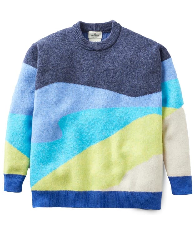 Women's Passenger Clothing Scenic Recycled Knitted Jumper - Scenic Azure Blue