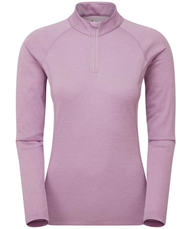 Women's Montane Dart Long Sleeve Zip Neck Top - Allium