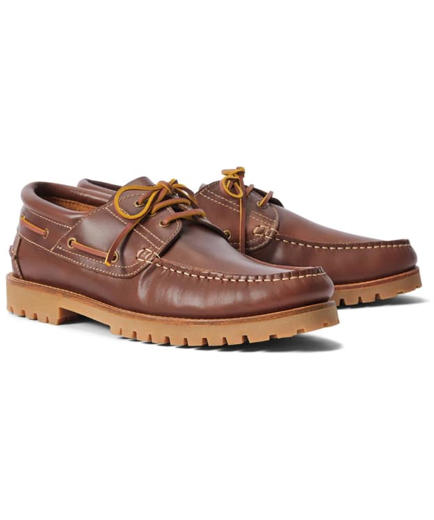 Men's R.M. Williams Dockyard Moccasin Boat Shoe - Brown