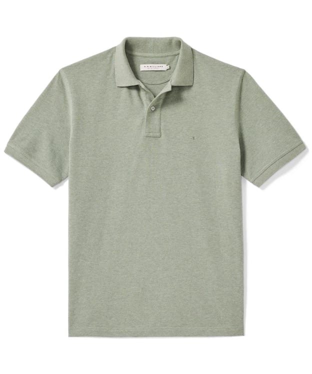 Men's R.M. Williams Rod Short Sleeved Polo Shirt - Green Marl
