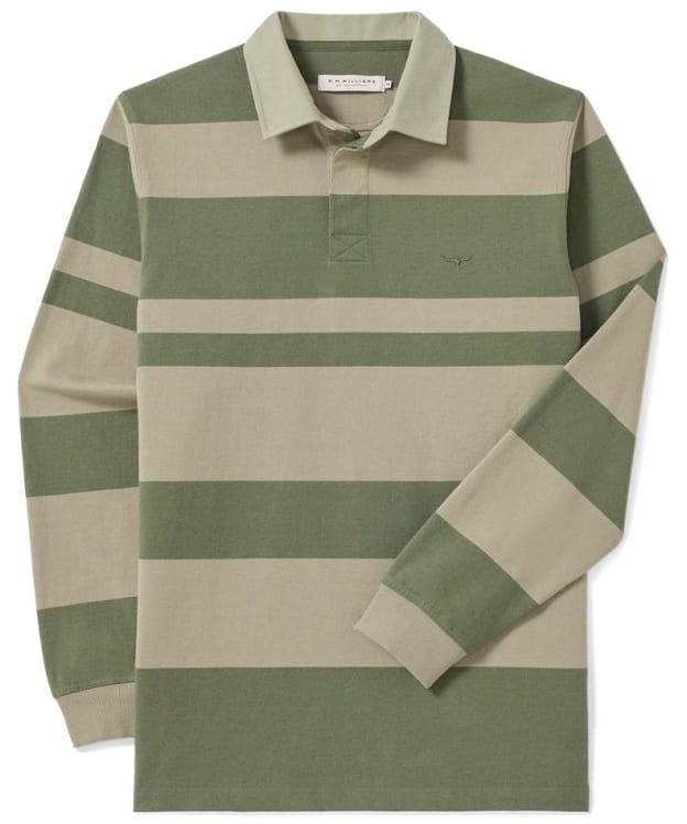 Men's R.M. Williams Tweedale Rugby Shirt - Olive / Green