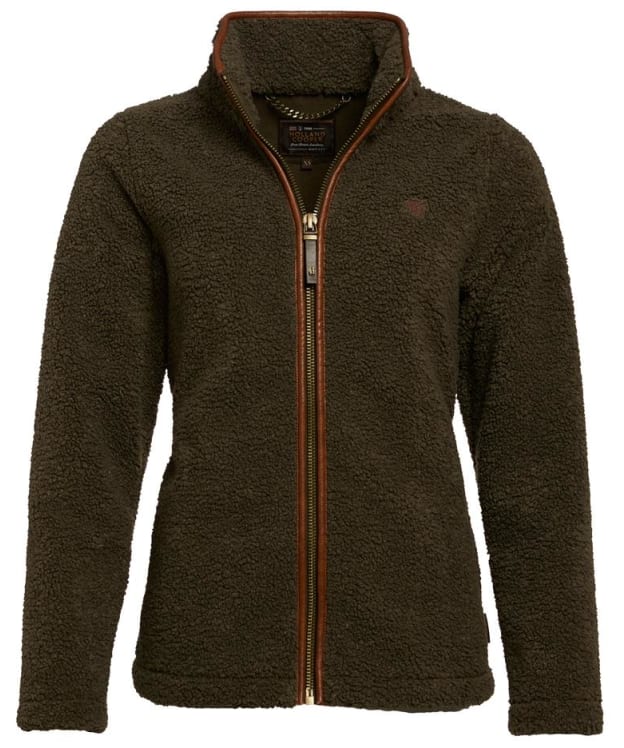 Women's Holland Cooper Country Fleece Jacket - Khaki Borg