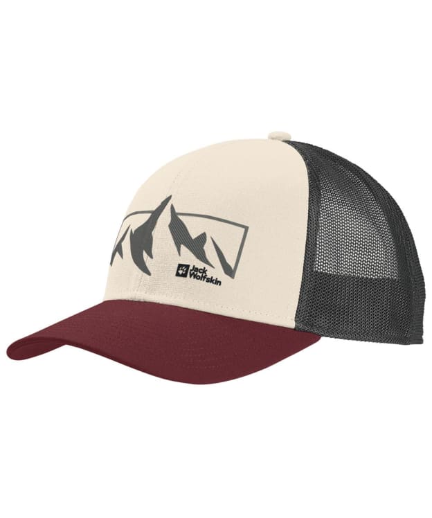 Jack Wolfskin Brand Cap - Mountain Cotton White