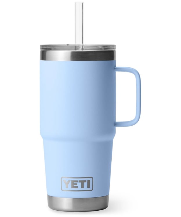 YETI Rambler 25oz Stainless Steel Vacuum Insulated Straw Mug 2.0 - Big Sky Blue