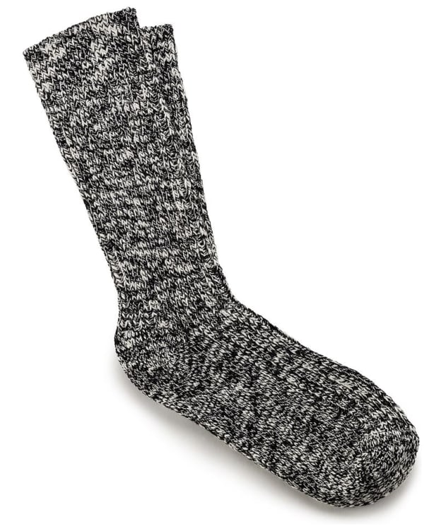 Men's Birkenstock Cotton Slub Socks - Black / Grey