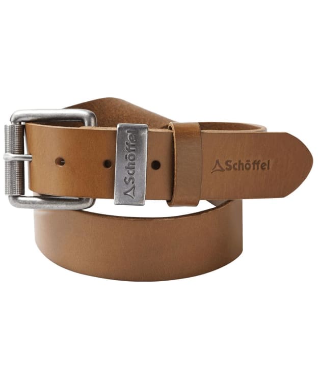 Men's Schöffel Blackwell Leather Belt - Tan