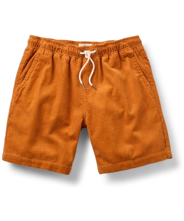 Men's Passenger Clothing Drifter Cord Shorts - Sunset Orange