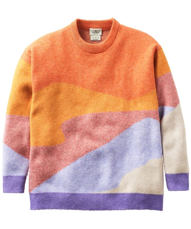 Women's Passenger Clothing Scenic Recycled Knitted Jumper - Scenic Sunrise Orange