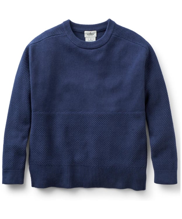 Women's Passenger Clothing Cove 2.0 Organic Cotton Knitted Jumper - Rich Navy