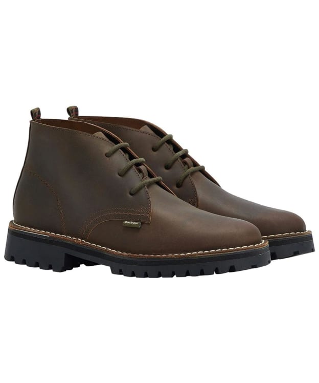 Men's Barbour Hobart Chukka Boots - Brown