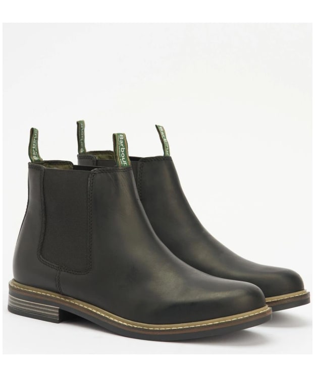 Men's Barbour Farsley Chelsea Boots - Black Nubuck