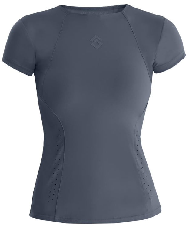 Women's Aztec Diamond Short Sleeve Tech Tee - Petrol