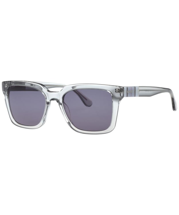 Barbour BA8101 Square Acetate Sunglasses - Smokey Grey / Black