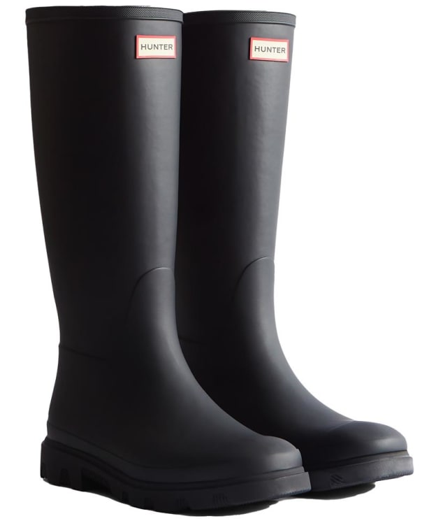 Men's Hunter Downpour Tall Wellington Boots - Black