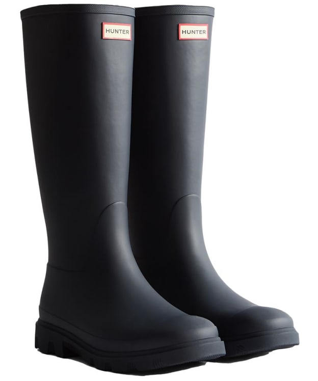 Men's Hunter Downpour Tall Wellington Boots - Hunter Navy