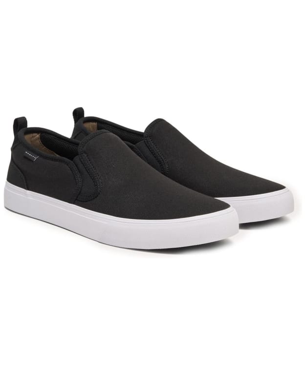 Men's Oakley Banks Slip-On Canvas Trainer - Blackout