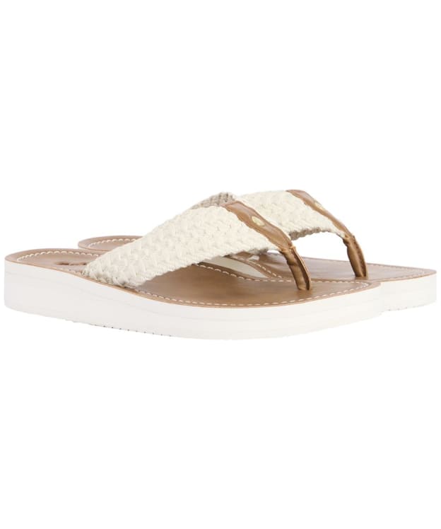 Women's Barbour Kelburn Beach Sandal - New White