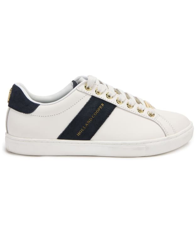Women’s Holland Cooper Knightsbridge Court Trainer - White / Navy