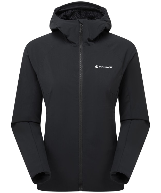 Women's Montane Khamsin Hooded Softshell Jacket - Black